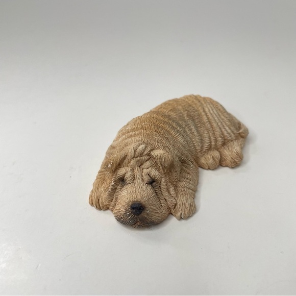 Vintage Sandicast Sleeping  Shar pei Dog - Picture 8 of 9